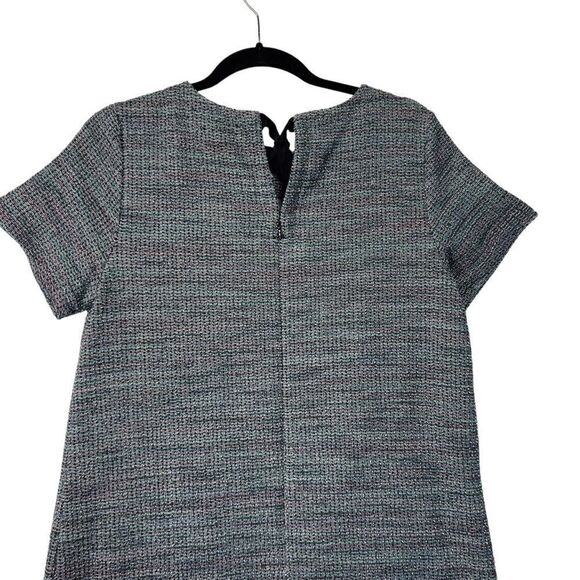 Metallic Tweed Fringe Pocket Mini Dress 10 T - Picture 15 of 16